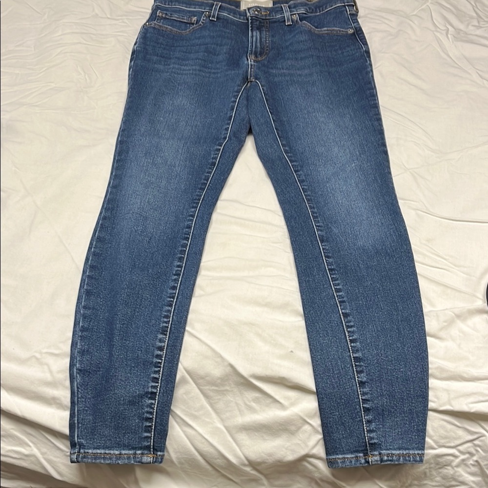 Everlane Blue Straight Leg Jeans Classic Style